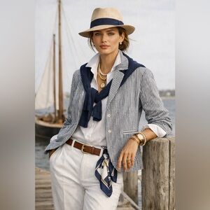 BCBGMaxAzria Light Cotton Blazer